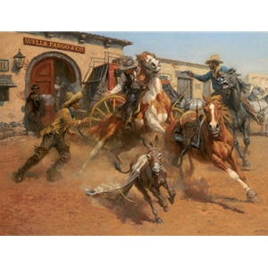 The Burro and the Bad Men - Wells Fargo bank robbery by Andy Thomas