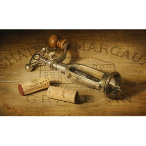 A Cellar Favorite - still life with corkscrew by Kyle Polzin