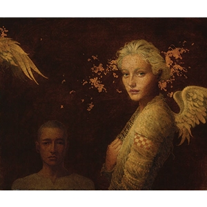 Men and Angels by artist James Christensen