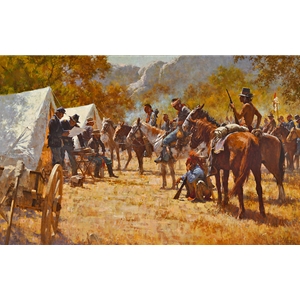 ~ Major North and Pawnee Battalion - Indian battalion by western artist Howard Terpning