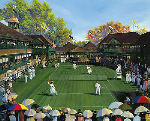 Newport Tennis by Sally Caldwell Fisher