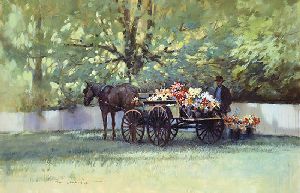 Flower Wagon by Paul Landry
