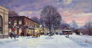 It's a Wonderful Christmas by Americana artist Paul Landry