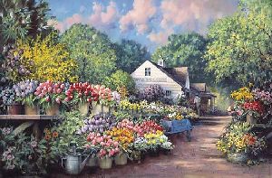 Springtime Garden by Paul Landry