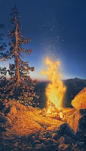 Sunset Fire by Stephen Lyman
