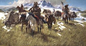 By the Ancient Trails They Passed by Frank McCarthy