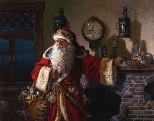 Father Christmas - Santa Claus by fantasy artist Dean Morrissey