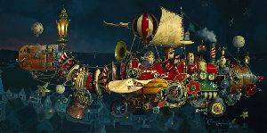 The Crimson Comet by storyteller fantasy artist Dean Morrissey