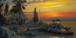 An Evening to Remember at Thunderbird Lodge, Lake Tahoe by William Phillips