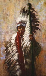 The Strength of Eagles by western artist Howard Terpning