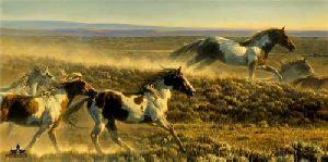 Unbridled Spirit - Horses by wildlife artist Nancy Glazier