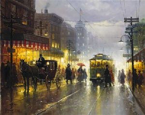 The Broadway Trolley by G. Harvey